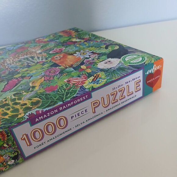 EEboo 1000 piece Puzzle Amazon Rainforest Colorful - Picture 5 of 11
